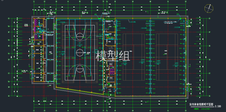 室内体育馆照明平面图.png