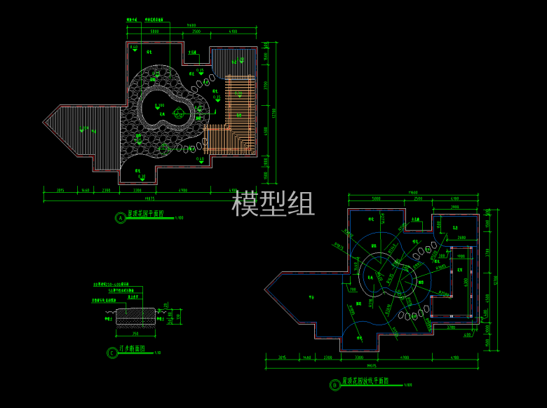 屋顶花园放线平面图.png