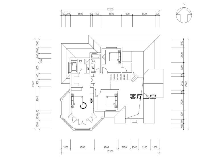 二层平面图