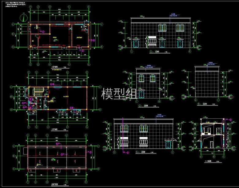 一层平面图、二层平面图、屋面平面图.jpg