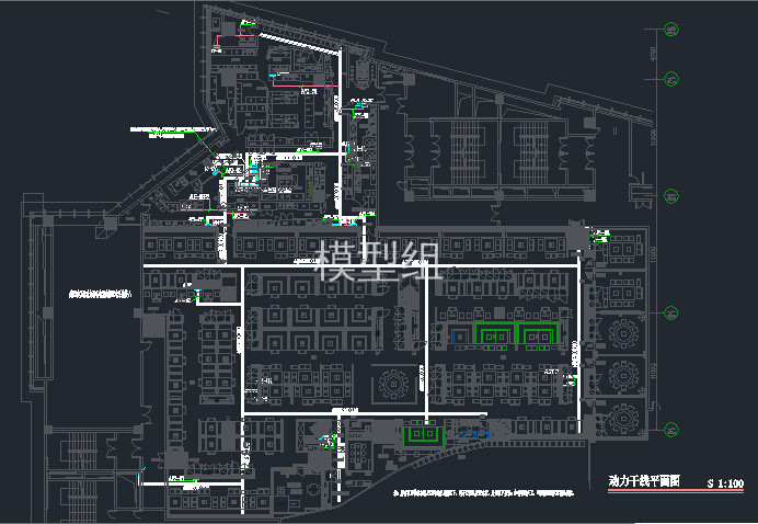 动力干线平面图