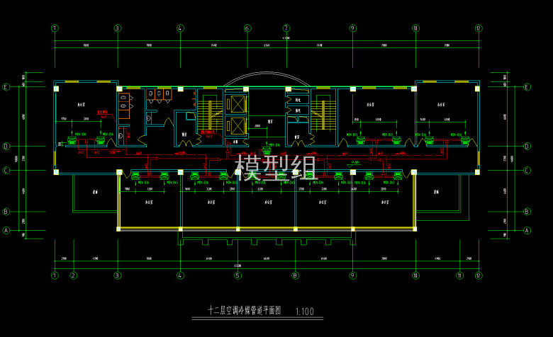 十二层空调冷媒管道平面图.png