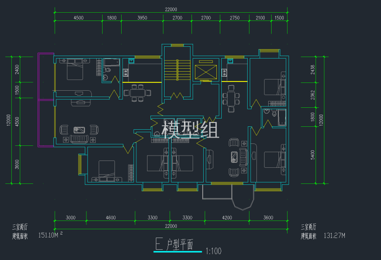 E户型平面布置图.png