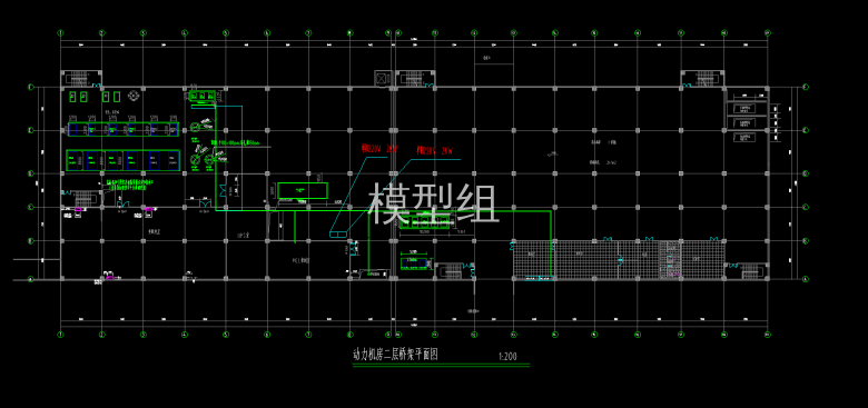 AC-12~14动力厂房桥架平面图.png