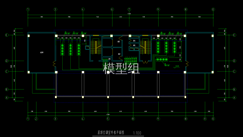 屋顶空调室外机房平面图.png