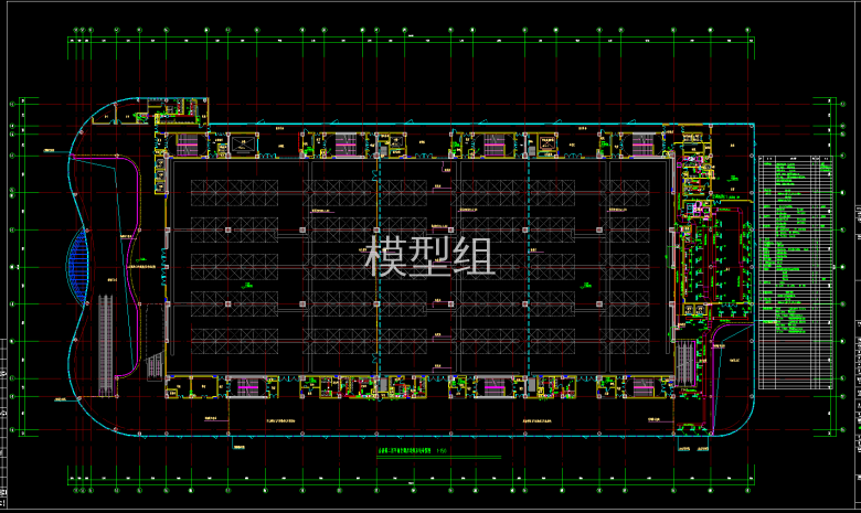 二层平面空调以及通风系统平面图.png