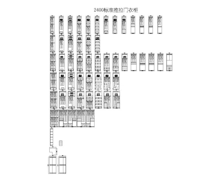 120款成品衣柜<a href=http://www.moxingzu.com/tag/5275/ target=_blank class=infotextkey>模块</a>及组合图集2