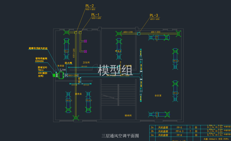 三层通风空调平面图.png