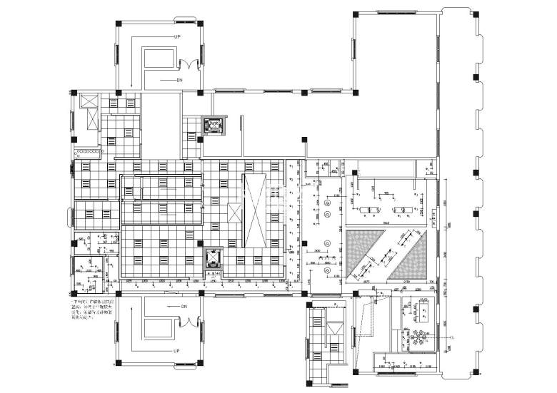 一层天花灯具尺寸图