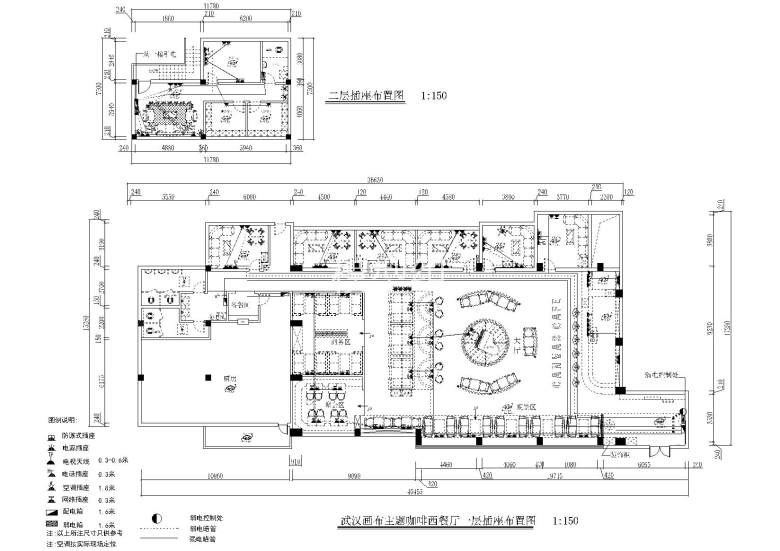 一层插座布置图