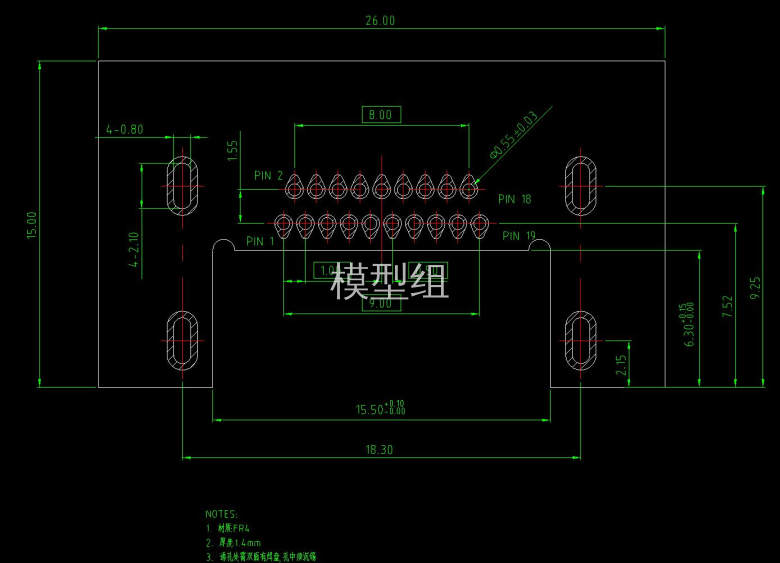 HDMI TYPE A母座反向沉板DIP型PCB板.jpg