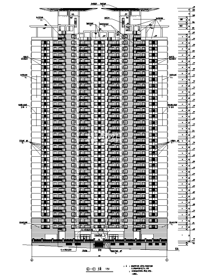 1000套高层及多层住宅建筑平立面图方案图