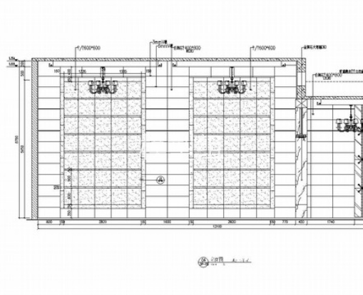 [成都]花园小区高层住宅楼室内施工图 立面图 