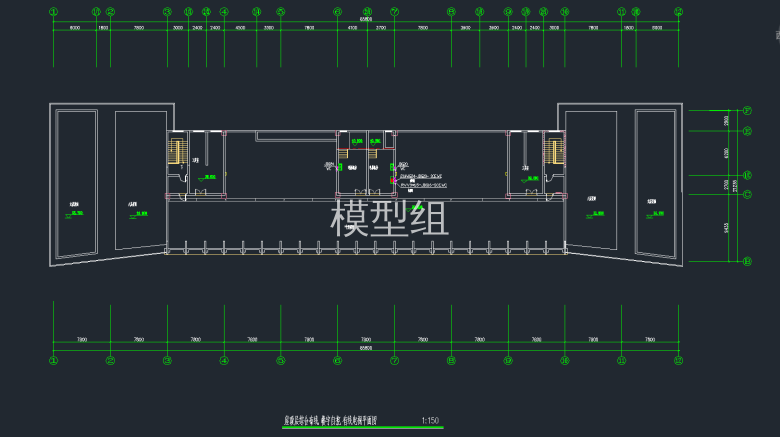 屋顶层综合布线  楼宇自控  有线电视平面图.png