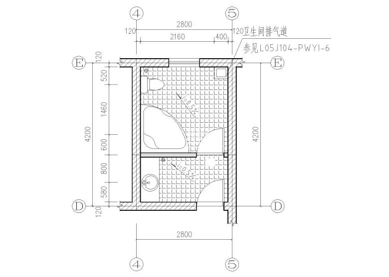 卫生间详图