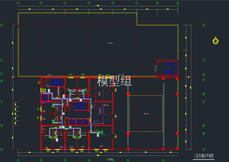 三层空调水平面图.png