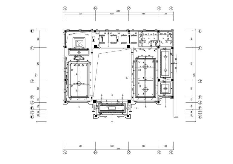 一层灯具定位图