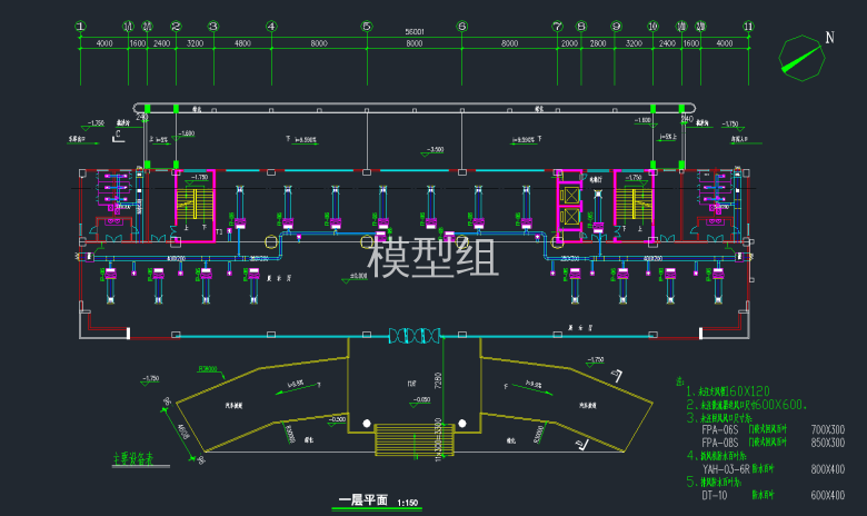 一层空调风管平面图.png