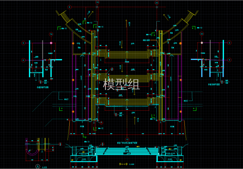 观音广场台阶及坡道平面图.png