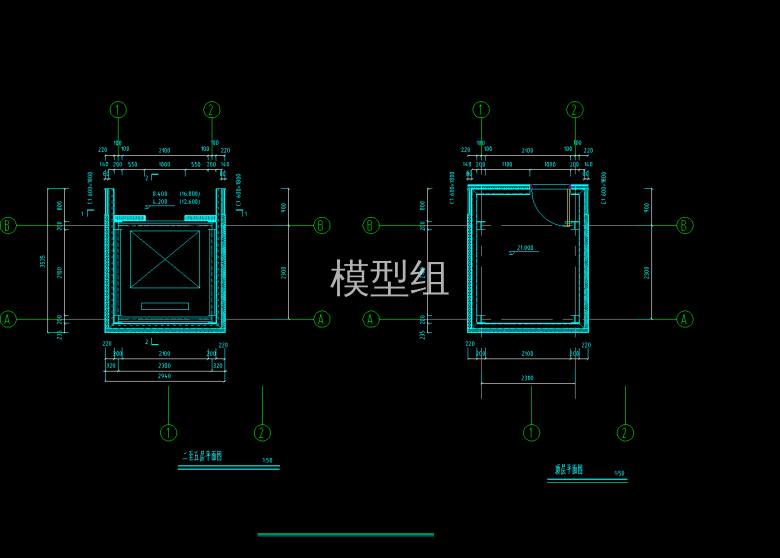 二～五层平面图、顶面平面图.png