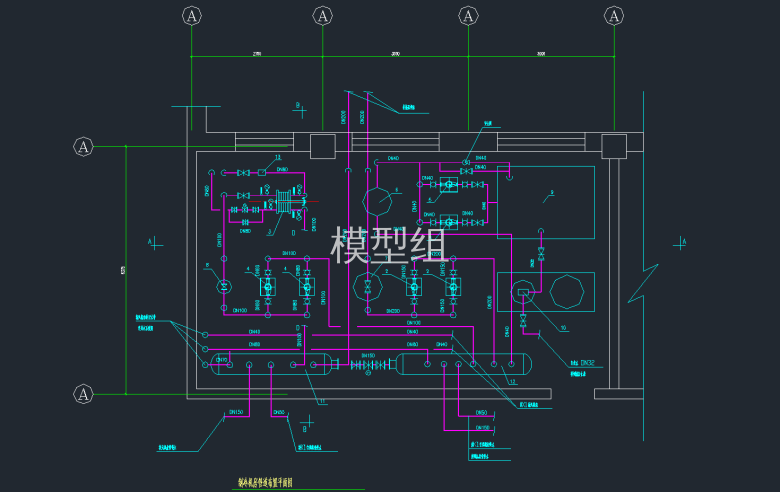 制冷机房管道布置平面图.png