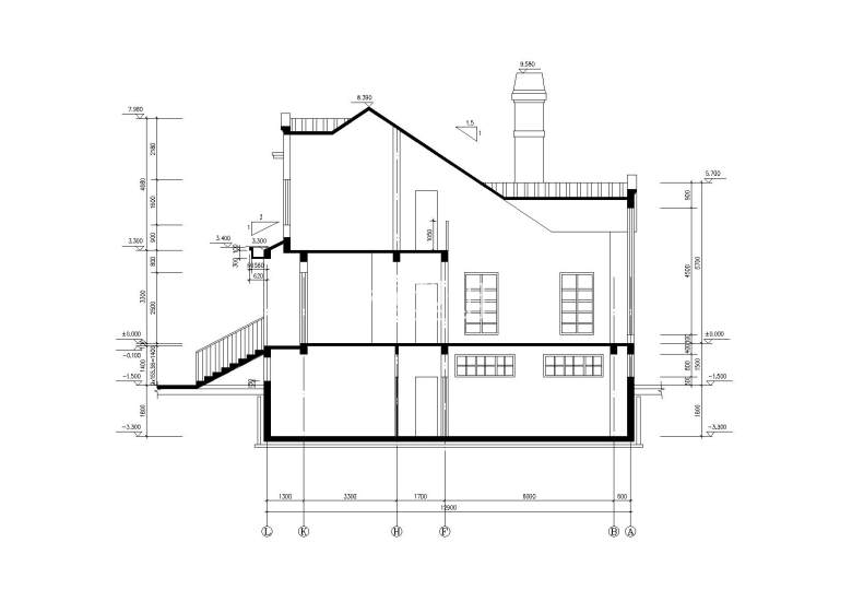 <a href=http://www.moxingzu.com/tag/5295/ target=_blank class=infotextkey>现代风格</a>坡屋顶二层独栋别墅建筑施工图_8