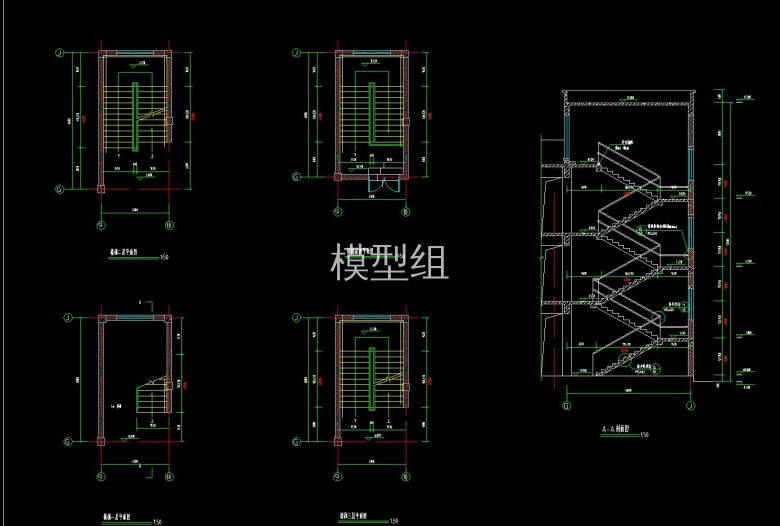 楼梯二层平面图、剖面图.jpg