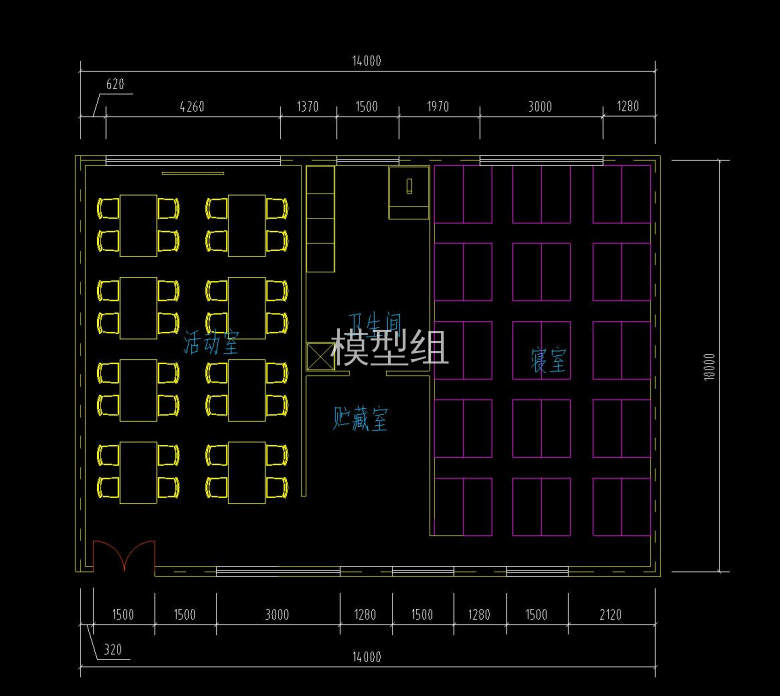 幼儿园居住单位及活动单位平面布置图.jpg