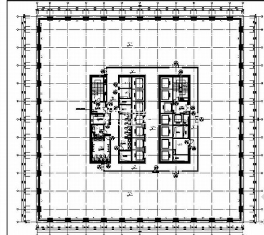 [广州]CBD商圈某塔楼公共区域18-38层装修图