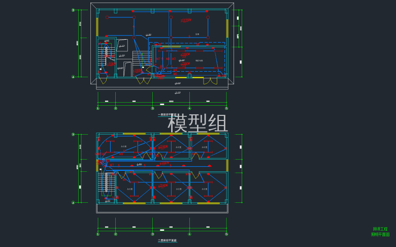 排涝工程一层照明平面图、二层照明平面图.png