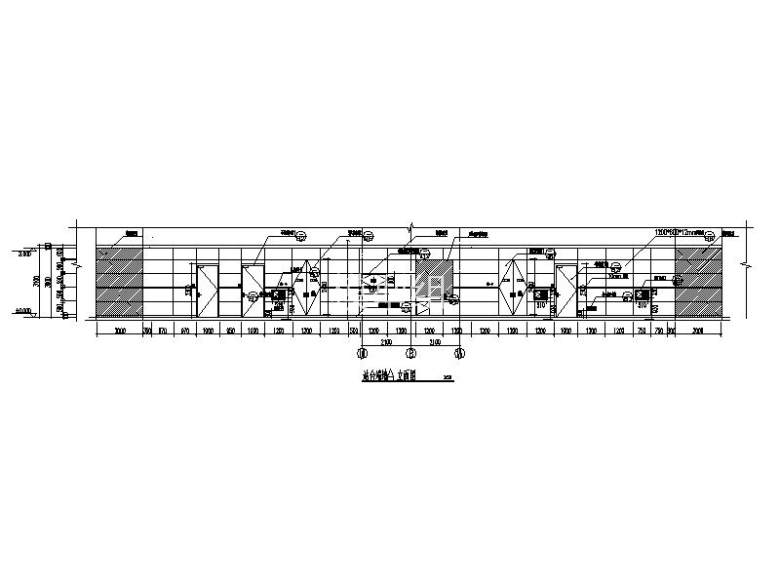 [成都]车站公共区装修深化设计立面图