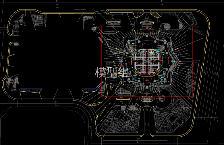 E-T1-21-01 塔楼T1 首层大堂层照明平面图.png