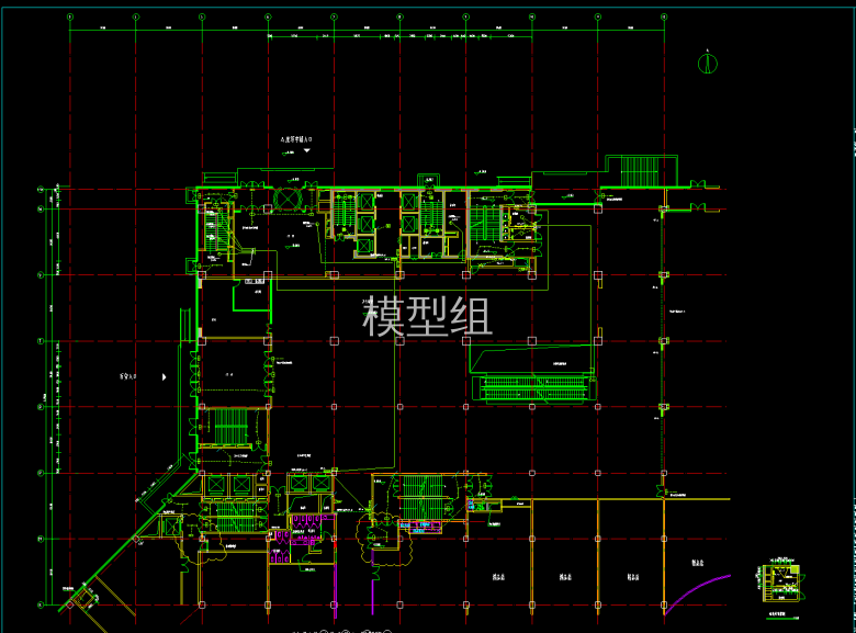 电施7地上一层1-12P-W轴电气平面.png