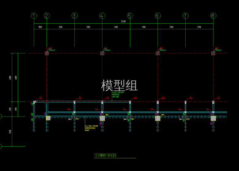 门厅雨棚钢柱平面布置图.png