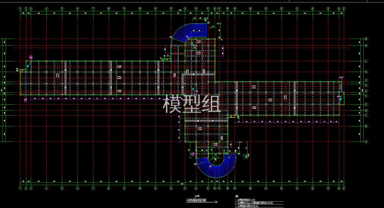 车库顶结构模板及配筋平面图.jpg