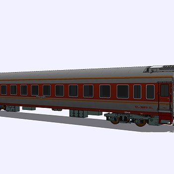 80中国铁路火车客车车厢