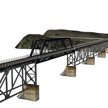 47铁路大桥SU模型