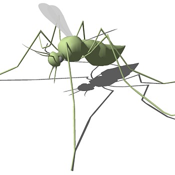 25蚊子SketchUp草图模型下载