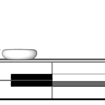 1电视柜组合sketchup草图模型下载  (3)