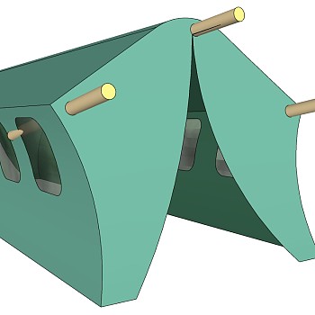 露营野炊帐篷SketchUp草图模型下载 (11)