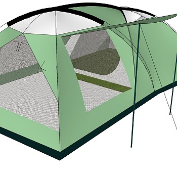 露营野炊帐篷SketchUp草图模型下载 (16)