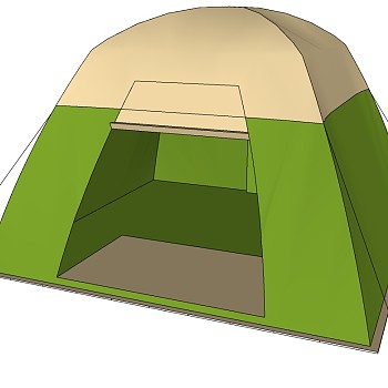 露营野炊帐篷SketchUp草图模型下载 (24)