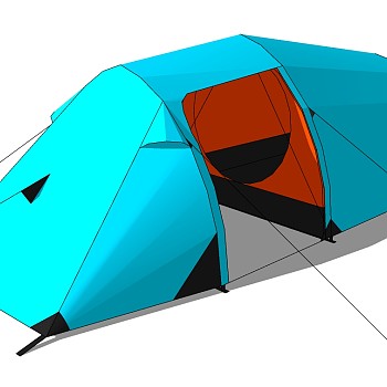 露营野炊帐篷SketchUp草图模型下载 (32)