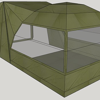 露营野炊帐篷SketchUp草图模型下载 (35)