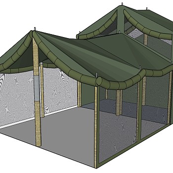 露营野炊帐篷SketchUp草图模型下载 (39)