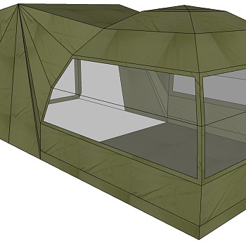 露营野炊帐篷SketchUp草图模型下载 (121)