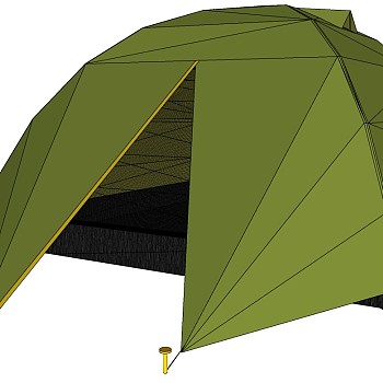 露营野炊帐篷SketchUp草图模型下载 (110)
