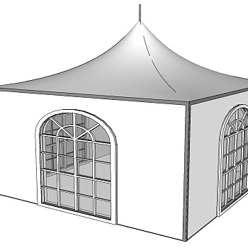 露营野炊帐篷SketchUp草图模型下载 (103)