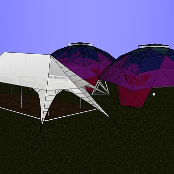露营野炊帐篷SketchUp草图模型下载 (97)