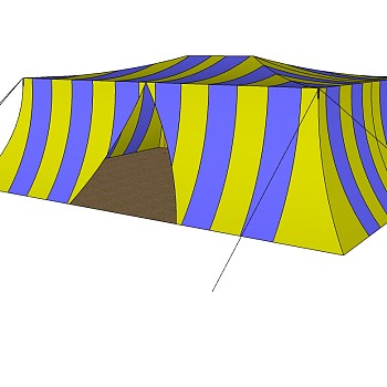 露营野炊帐篷SketchUp草图模型下载 (90)